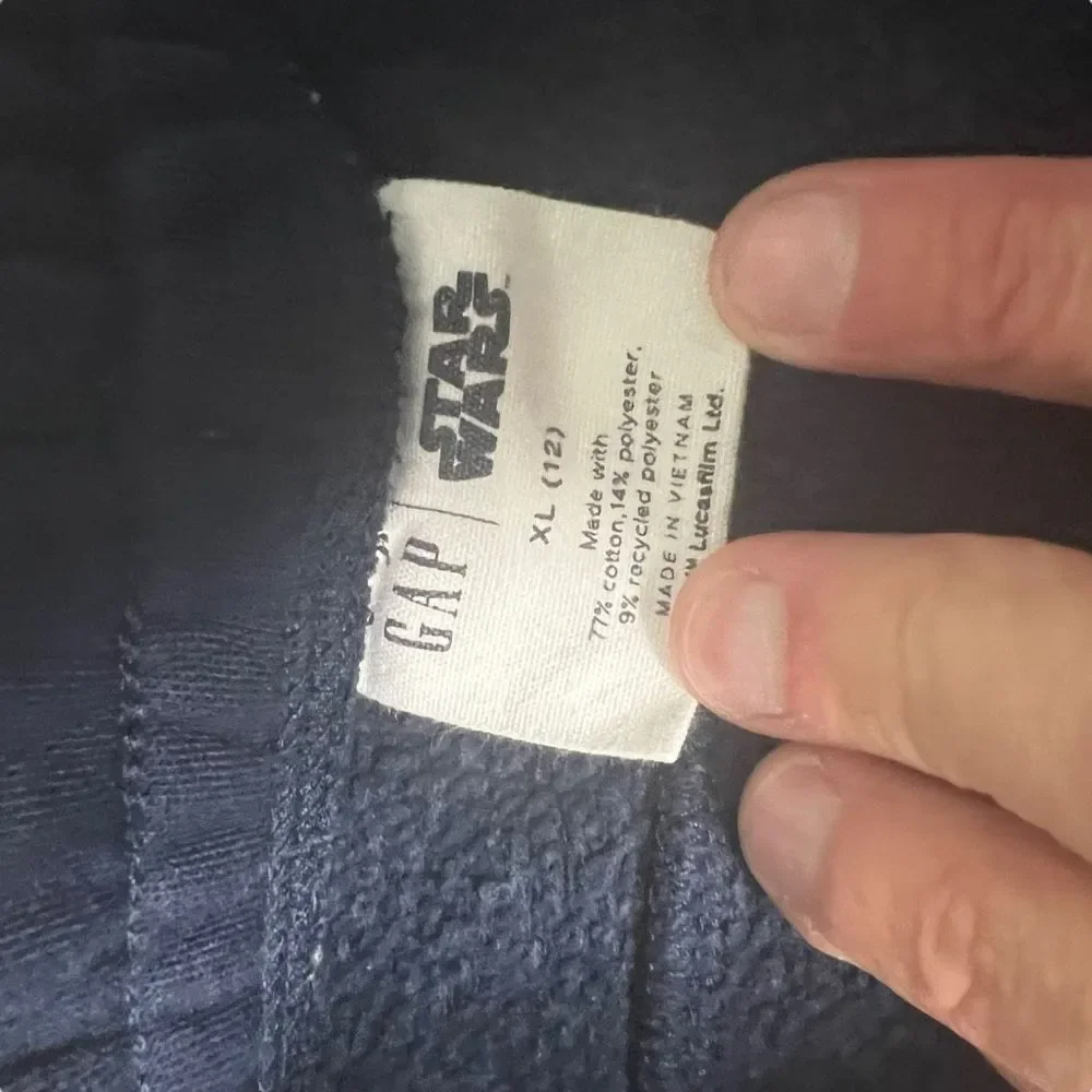 Gap Boy’s Star Wars Dark Blue‎ Drawstring Sweatpants Boy’s Size Large (12)